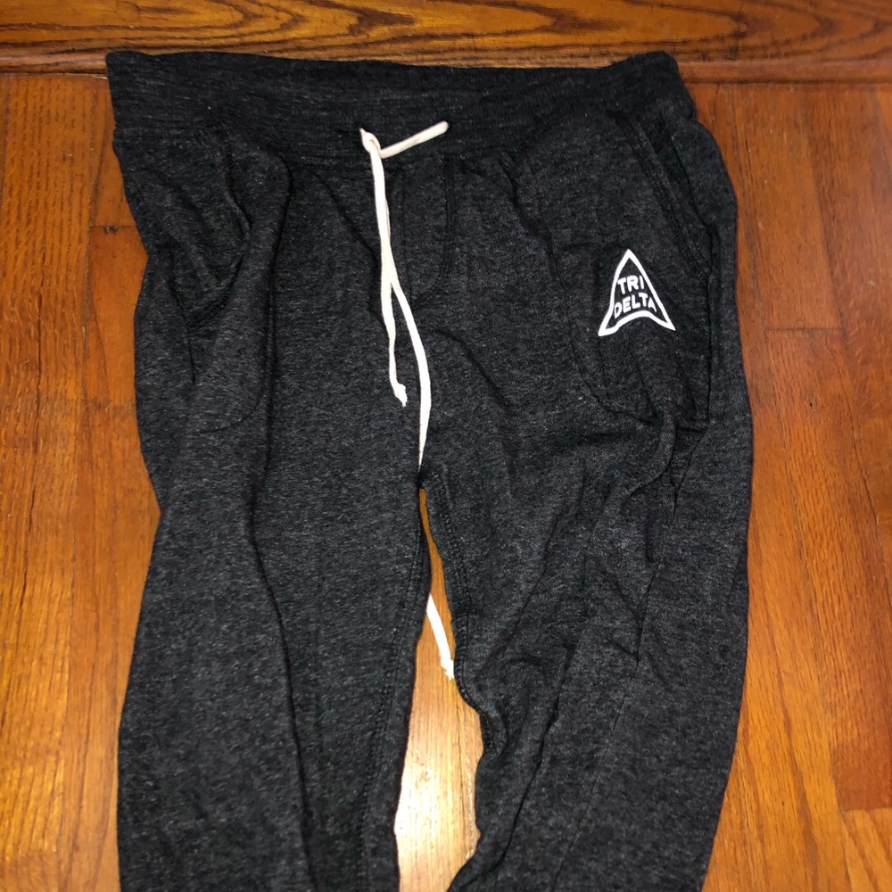 Gray Tri Delt Joggers